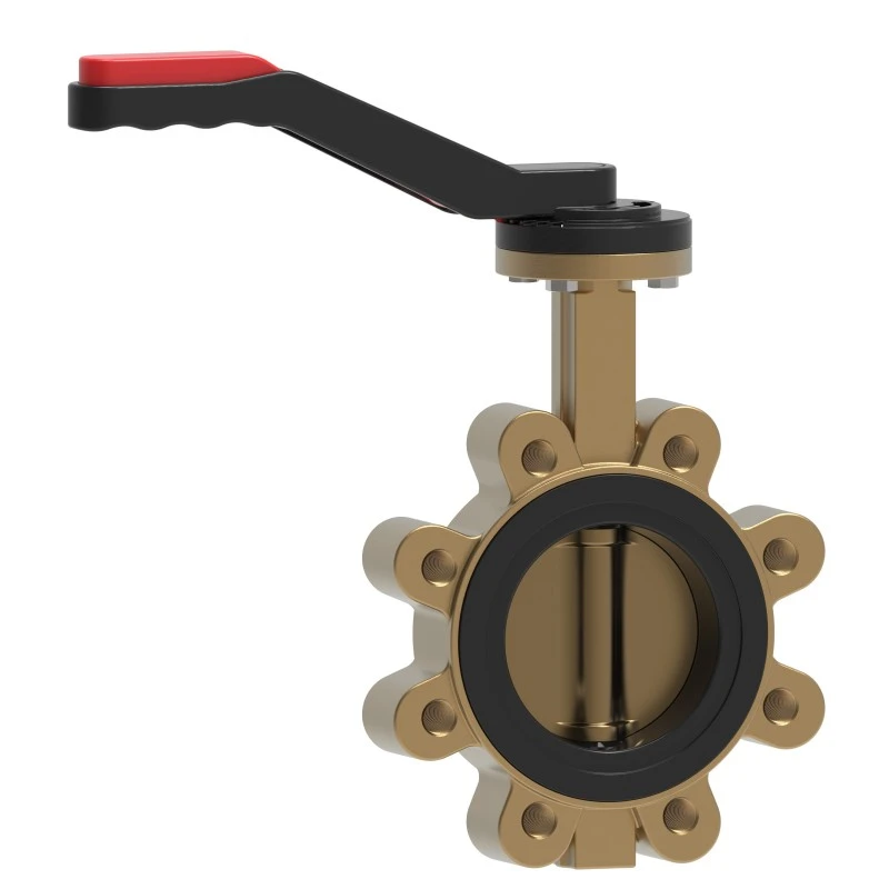 AL Brons Lug Wafer Butterfly Valve