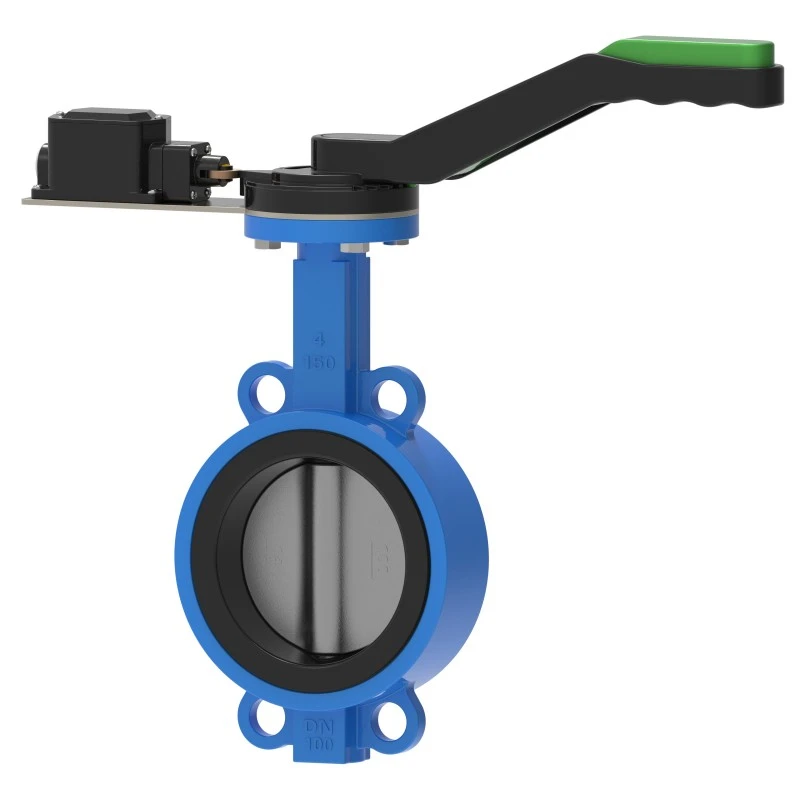 Spaksignalmanövrerad Wafer Butterfly Valve Touch Active
