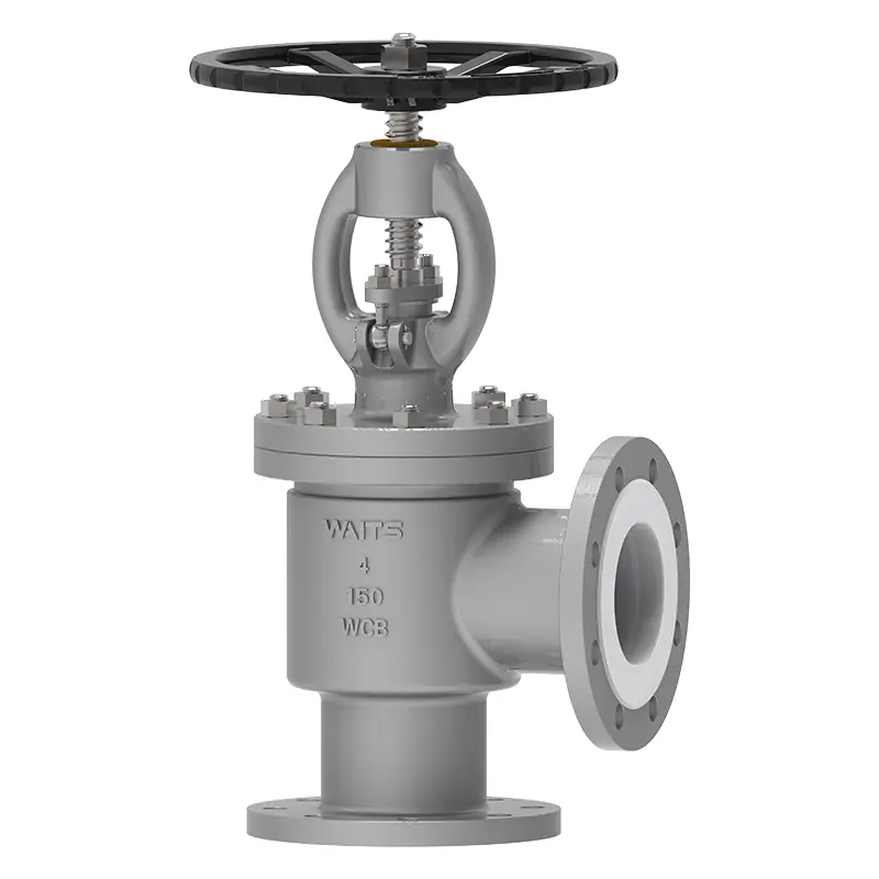 PTFE -fodrad vinkel Globe Valve‌‌