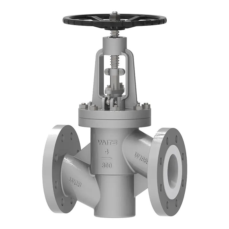 PTFE -fodrade jordklotsventiler