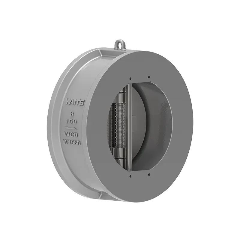 Mjuktätande dubbelplåtsbackventil